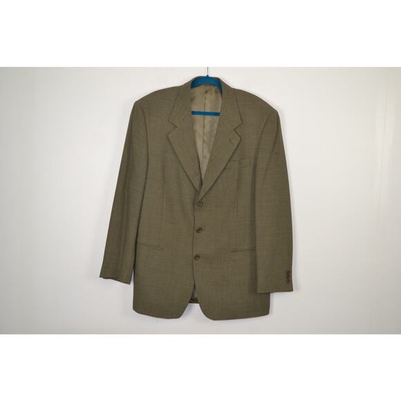 Bachrach Other - Bachrach Pure Virgin Wool Mens 42 LT 1 Pocket Lined Pattern Sport Blazer